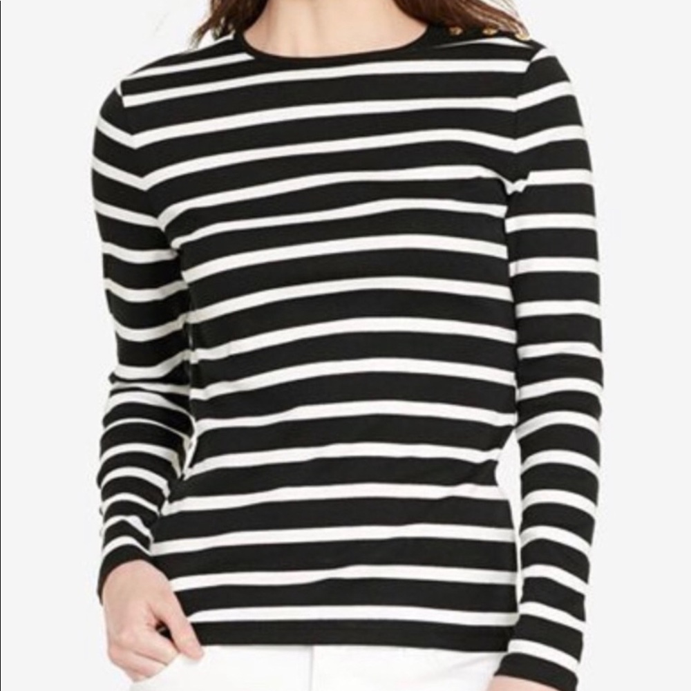 ♨️ Striped Top with cutout back